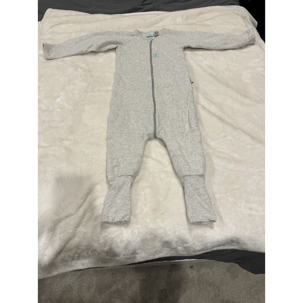ergoPouch Sleep Suit 2.5 TOG 2-3 Years Gray Zip Baby Toddler Sleep Sack